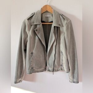 Bagatelle faux suede moto jacket. Never worn. Size M